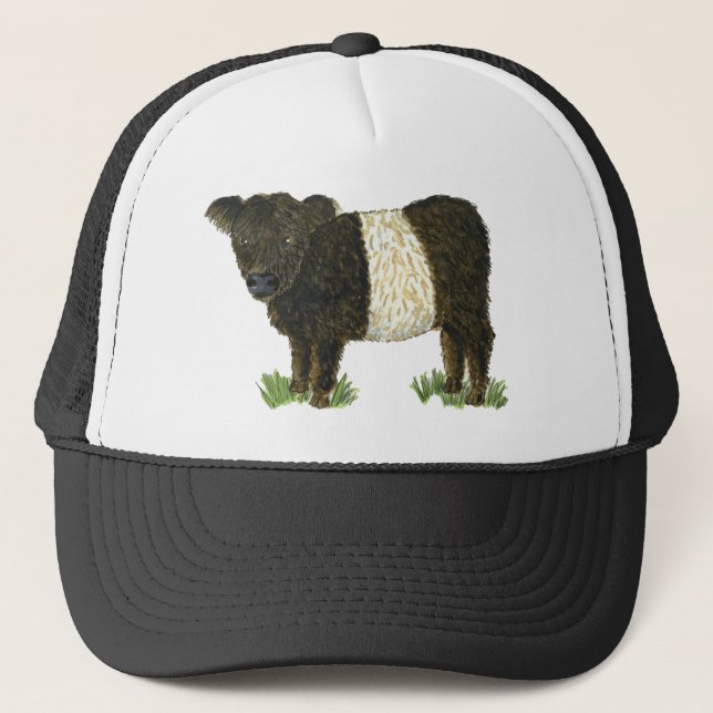 'Beltie' Belted Galloway Trucker Hat (Front)