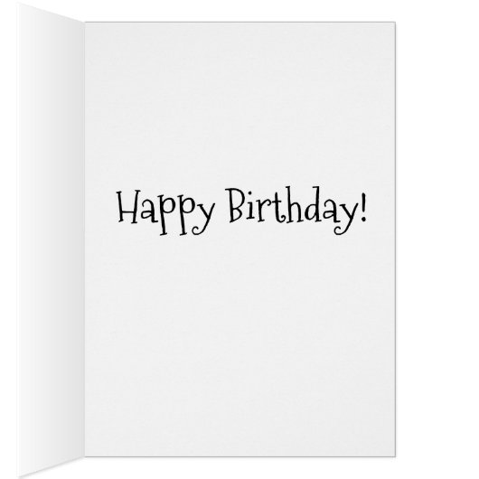 Belties - Happy Birthday Belted Galloway Cow (Inside (Right))