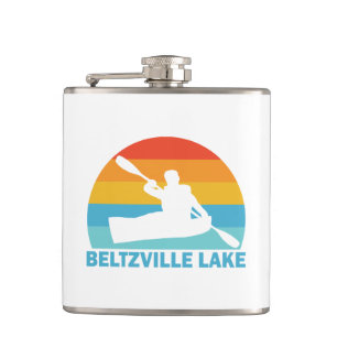 Beltzville Lake Pennsylvania Kayak Flask
