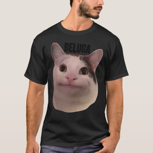 beluga cat discord pfp  Classic T_Shirt