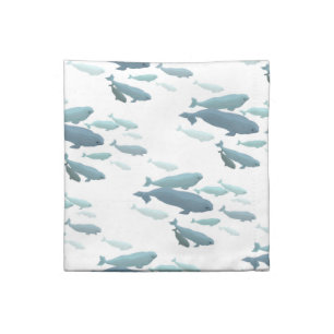 Beluga Napkins Personalized Beluga Whale Napkins