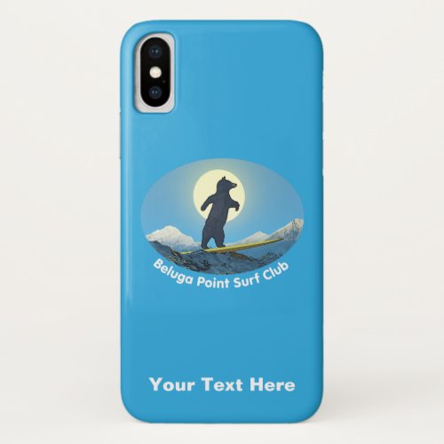 Beluga Point Surf Club iPhone XS Case