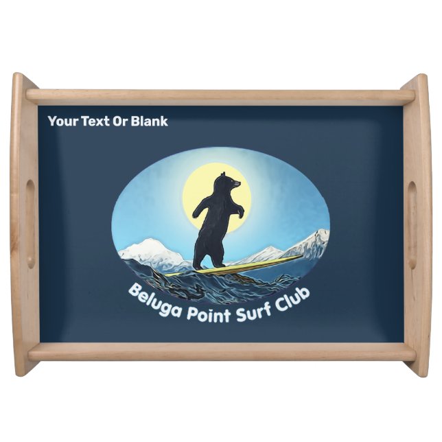 Beluga Point Surf Club Serving Tray (Front)