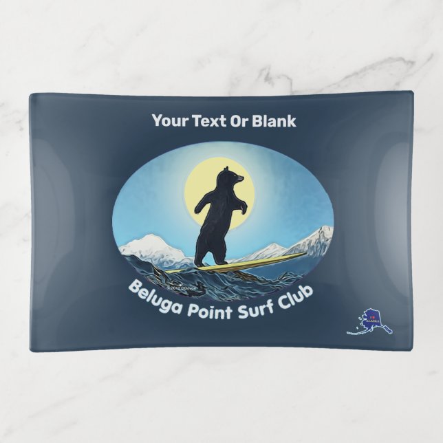 Beluga Point Surf Club Trinket Tray (Front)