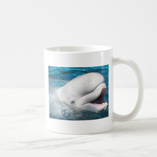 Beluga Smiles Coffee Mug (Right)