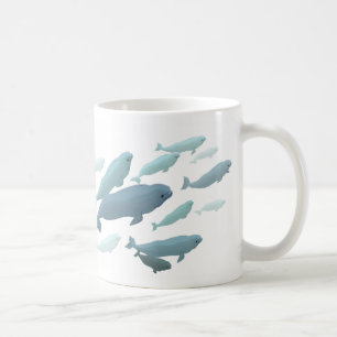 Beluga Whale Art Mug Marinelife Coffee Cup