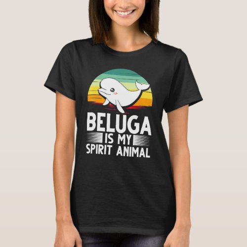 Beluga Whale Baby Animal 3 T_Shirt