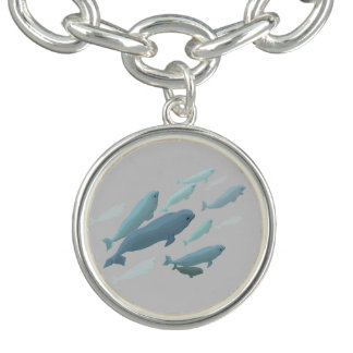 Beluga Whale Bracelet Beluga Whale Art Jewelry