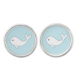 Beluga Whale Cufflinks