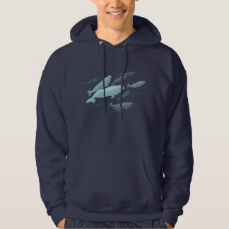Beluga Whale Hoodie Unisex Cute Whale Art Shirts