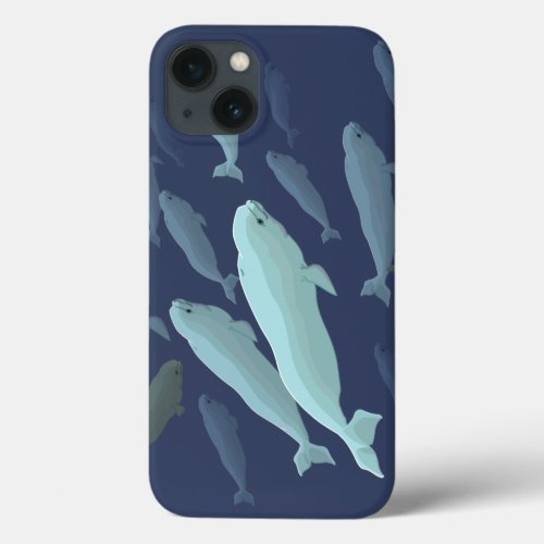 Beluga Whale iPad Case Whale Art Tablet iPad Case