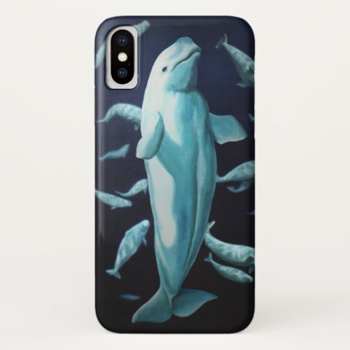 Beluga Whale iPhoneX Case Whale Smartphone Cases