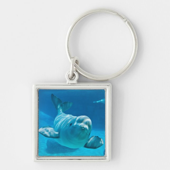 Beluga Whale Keychain (Front)