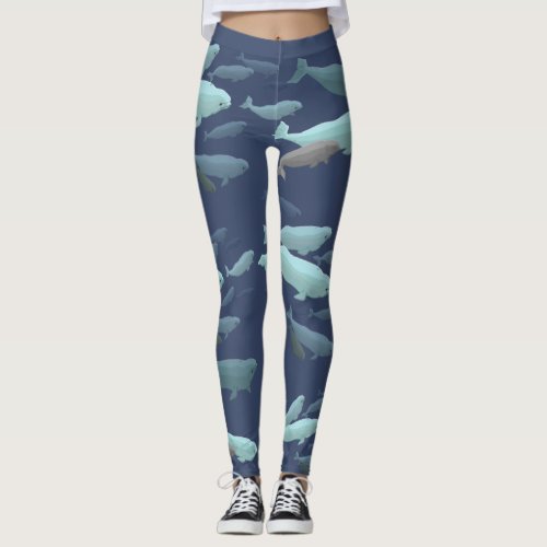 Beluga Whale Leggings Baby Beluga Leggings