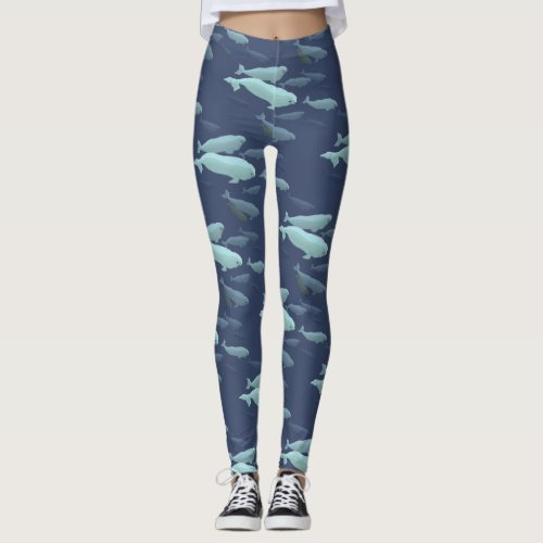 Beluga Whale Leggings Baby Beluga Leggings