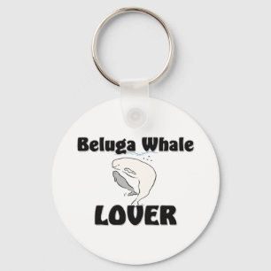 Beluga Whale Lover Keychain
