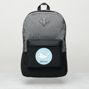 Beluga Whale Name Backpack