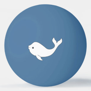 Beluga Whale Ping Pong Ball