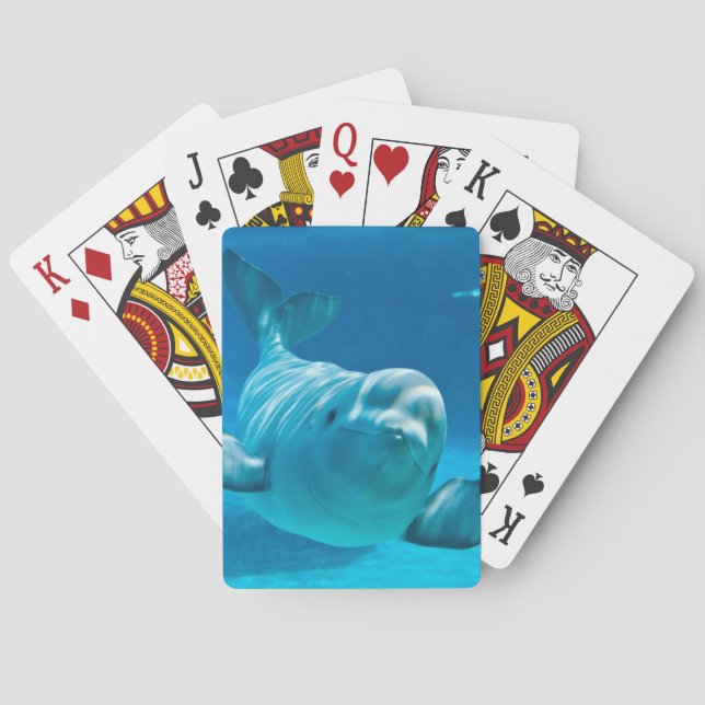 Beluga Whale Poker Cards (Back)