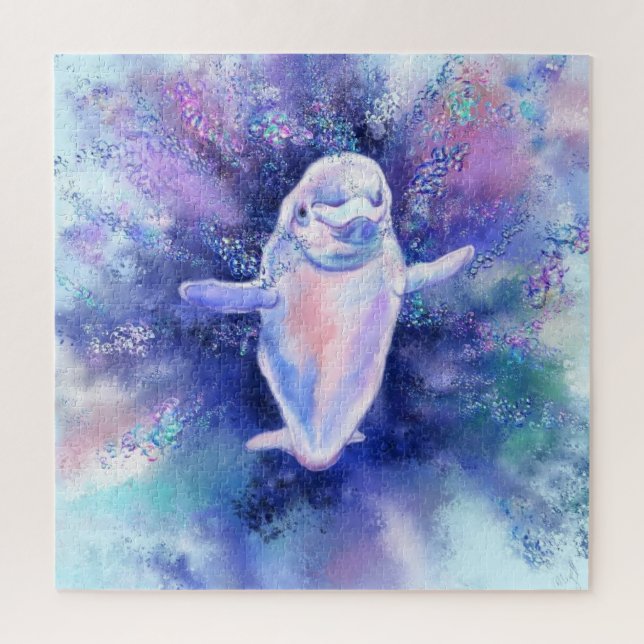 Beluga Whale Puzzle (Vertical)