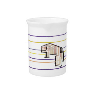 Beluga whale summer joy beverage pitcher
