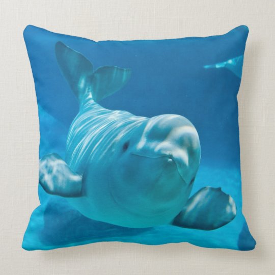 whale throw pillow