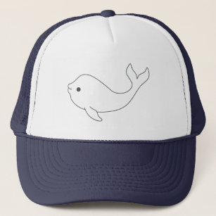 Beluga Whale Trucker Hat
