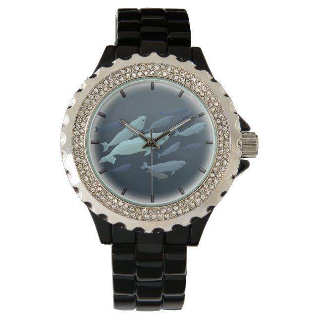 Beluga Whale Watch Cute Baby Beluga Wrist Watch (Front)