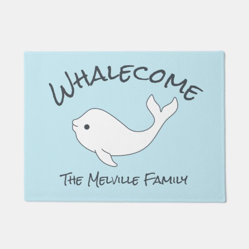 Beluga Whalecome Doormat