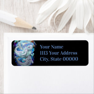 Beluga Whales Label
