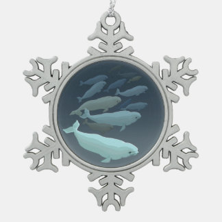 Beluga Whales Ornament Personalized Whale Ornament