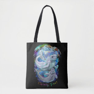 Beluga Whales Tote Bag