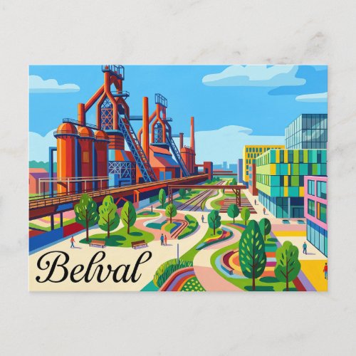 Belval Luxembourg Postcard