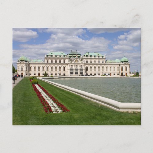 Belvedere Castle Vienna Austria Postcard