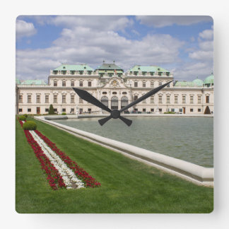 Belvedere Castle, Vienna Austria Square Wall Clock