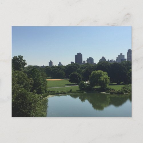 Belvedere Castle View NYC Central Park Postcard