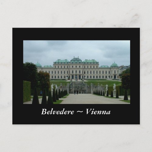 Belvedere Palace Postcard