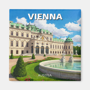 Belvedere Vienna Austria Travel Magnet