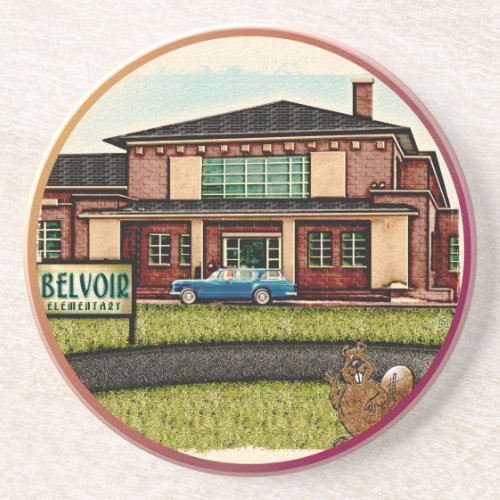 Belvoir Beaver Sandstone Coaster