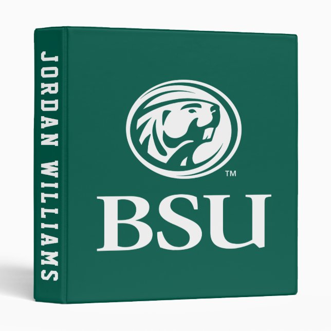 Bemidji Beaver BSU 3 Ring Binder (Front/Spine)