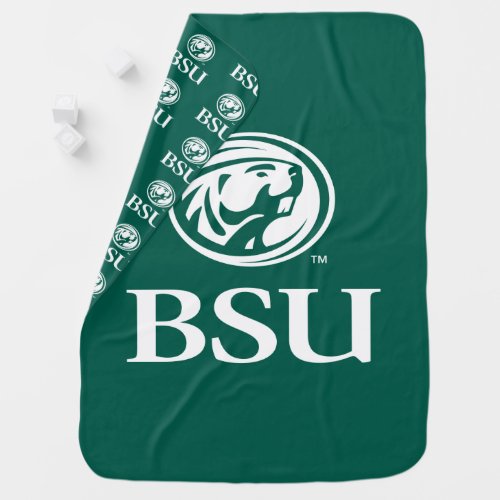 Bemidji Beaver BSU Baby Blanket