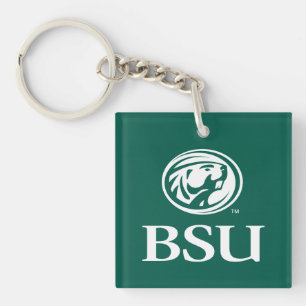 Bemidji Beaver BSU Keychain