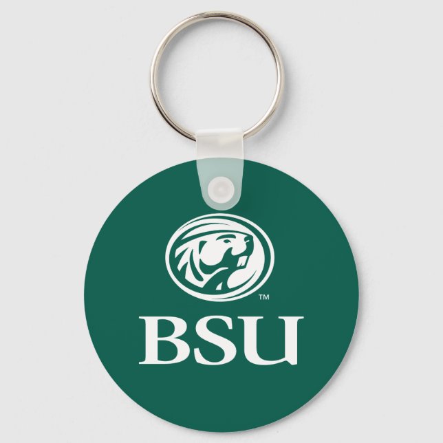 Bemidji Beaver BSU Keychain (Front)