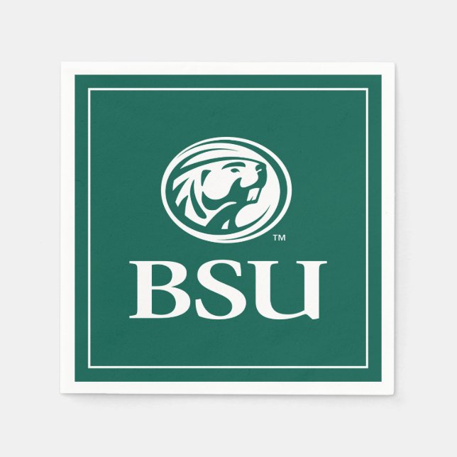 Bemidji Beaver BSU Napkins (Front)