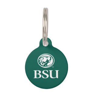 Bemidji Beaver BSU Pet ID Tag