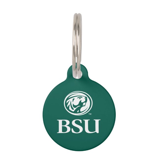 Bemidji Beaver BSU Pet ID Tag (Front)