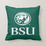 Bemidji Beaver BSU Throw Pillow<br><div class="desc">Check out these Bemidji State University designs! Show off your Bemidji State University Pride with these new University products. These make the perfect gifts for the Bemidji State student, alumni, family, friend or fan in your life. All of these Zazzle products are customizable with your name, class year, or club....</div>