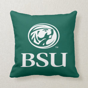 Bemidji Beaver BSU Throw Pillow