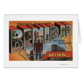 Bemidji, Minnesota - Large Letter Scenes (Front Horizontal)