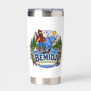 Bemidji Minnesota Paul Bunyan & Babe the Blue Ox Insulated Tumbler